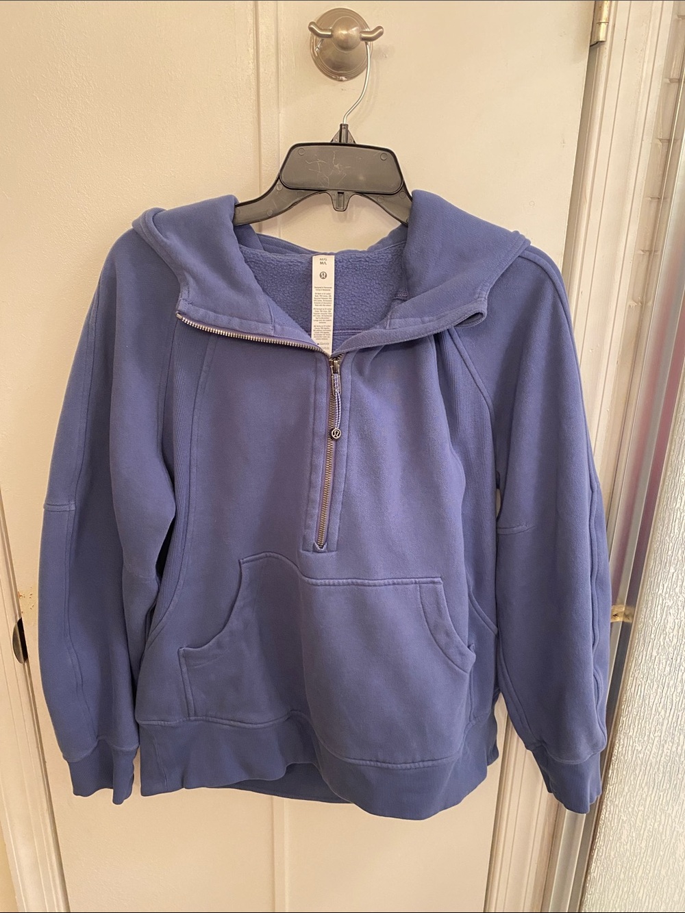 lululemon athletica Blue Scuba Oversized Half-Zip Hoodie Set